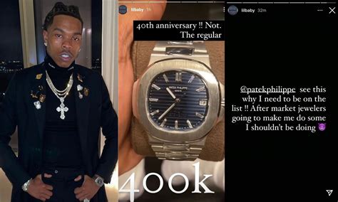 fake lil baby watch